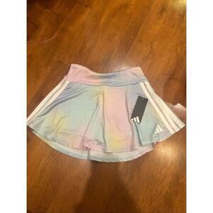 Girls new w tags adidas tennis skirt/skort size L slim fit
